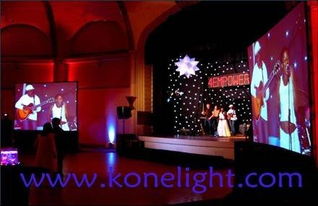 中国制造的LED灯饰和舞台道具