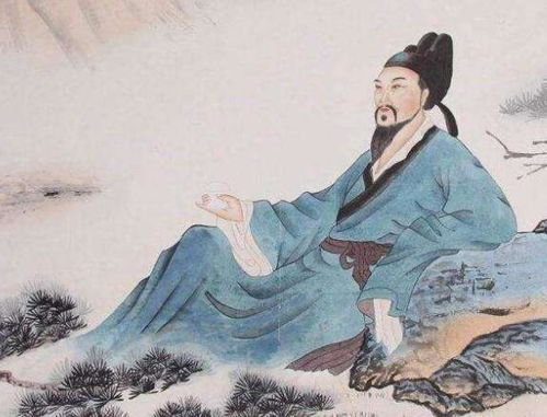 李白与杜甫在洛阳初会的艺术想象图