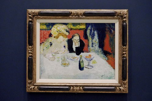 油画作品《祷》现场展示图