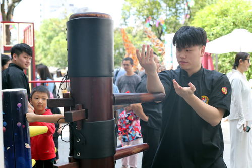 咏春拳非遗传承人展示功夫动作