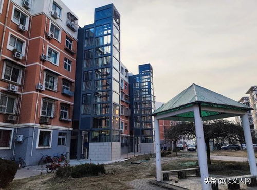 旧小区加装电梯现场