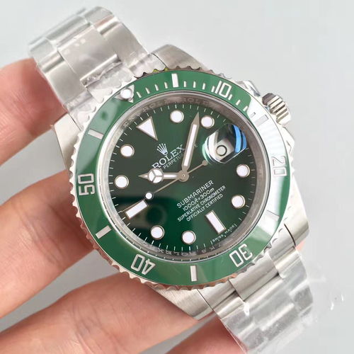 劳力士绿水鬼手表特写图