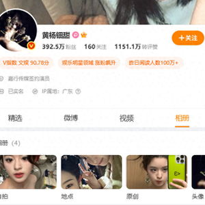 黄杨钿甜小红书账号截图显示耳环照已删除