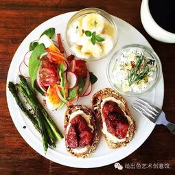 大陆美食三件套摆盘展示