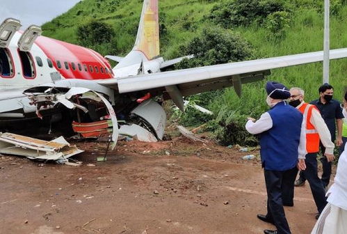 印度客机坠毁后居民围观救援现场