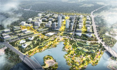 高科技园区效果图