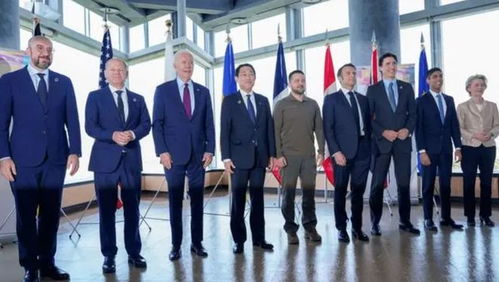G7峰会现场讨论乌克兰问题
