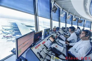 机场塔台监控室内部场景