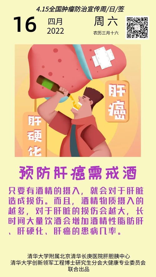 一张关于肝癌预防的健康宣传海报