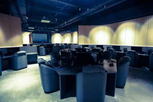 现代化电竞俱乐部浴室设施示意图