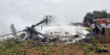 印度坠机事故救援现场