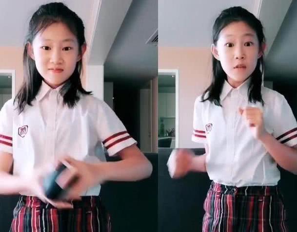 沈佳润在家中跳舞练习片段