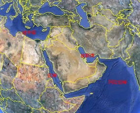 全球近年空难地图示意图