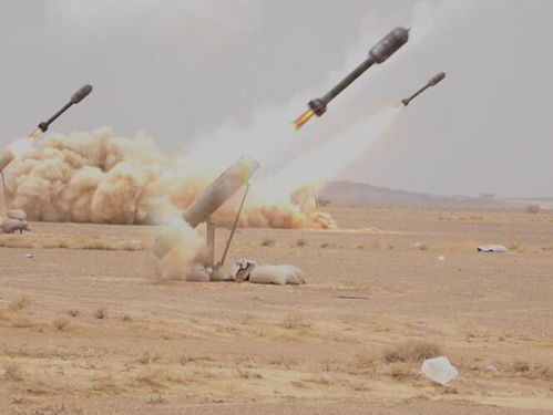 胡塞武装发射导弹现场照片