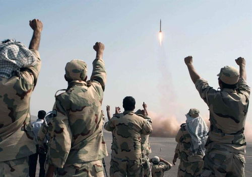 伊朗革命卫队在边境巡逻