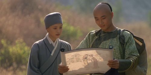 皇上与果郡王深夜对谈画面