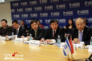 以色列外交官在会议中讨论