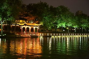 淮安里运河风光带全景图