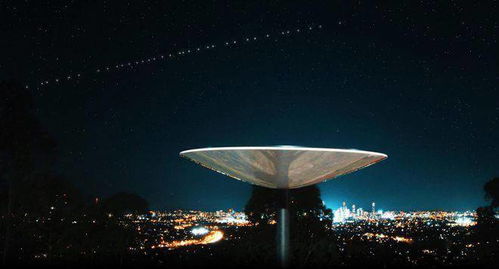 星空下的SpaceX总部