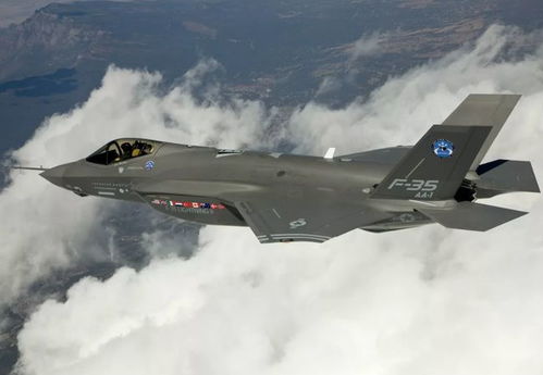 F35隐形战斗机飞行画面