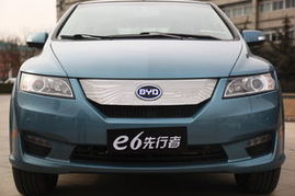 比亚迪汽车前脸特写