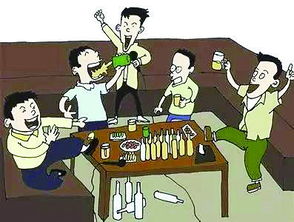 一群人在聚会上聊天吹牛