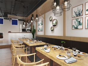 平禄寿司店内简洁明快的装修风格