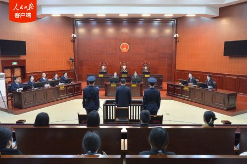 龙飞在法庭受审