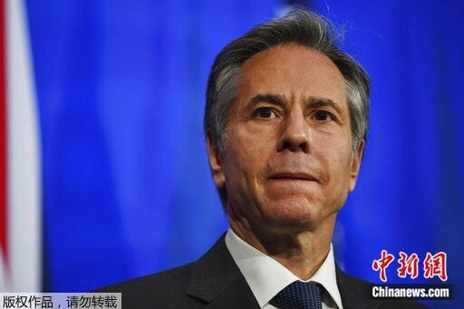 美国务卿布林肯打哈欠的照片曝光