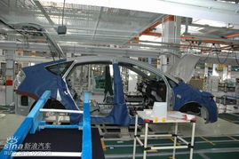 丰田工厂生产线实景图