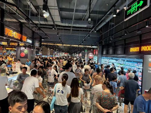 永辉超市调改后店内场景