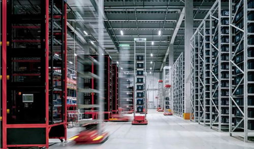 京东物流在沙特的仓储中心外景