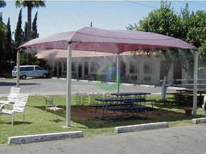 户外降温装备展示