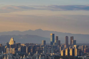 北京CBD高楼林立的城市景观