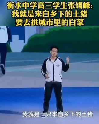 张锡峰：在衡中哭也要算时间，从“拱白菜”到自由选择的蜕变之路