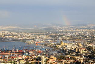 以色列最大港口城市海法空荡的街道