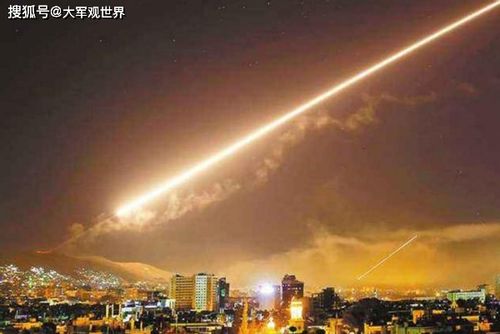 导弹群飞行画面