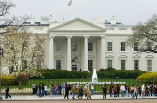 美国白宫会议场景