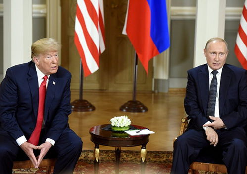 普京与特朗普会晤历史照片