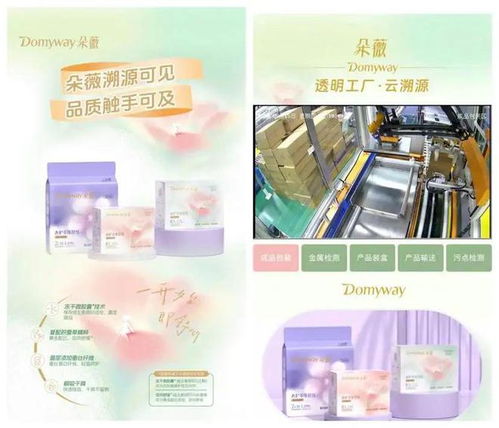 朵薇卫生巾透明工厂直播画面截图