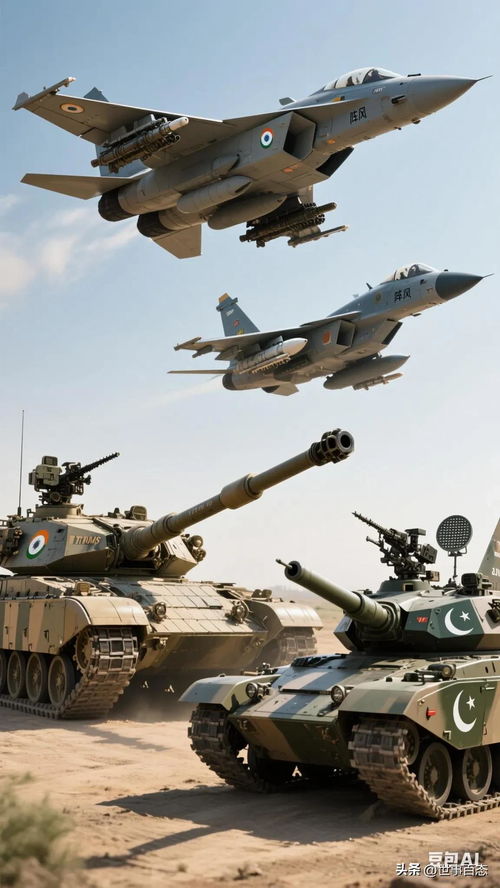 印巴边境军事部署卫星图