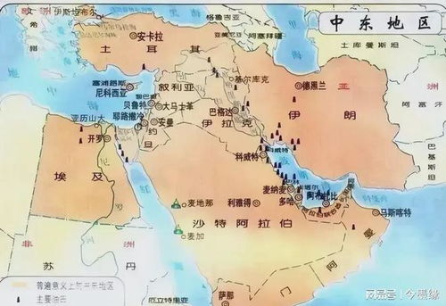 中东地区和平愿景的艺术插画