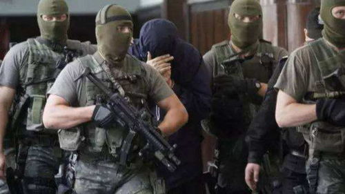 伊朗警方逮捕摩萨德特工现场图片