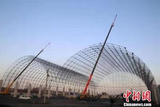 智慧物流园区实景图