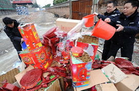 非法销售烟花爆竹的快递包裹