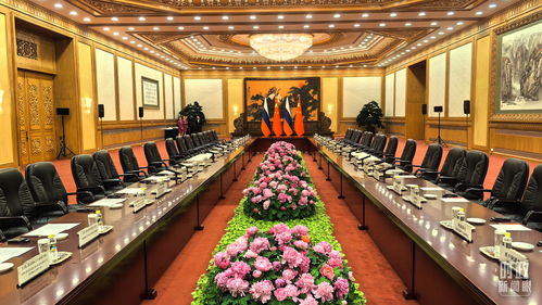 中乌两国元首会谈现场