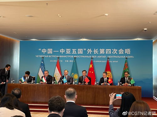 第二届中国-中亚峰会合影