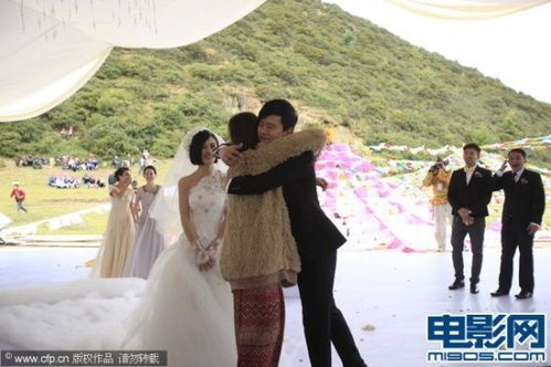 张杰谢娜香格里拉婚礼现场照片