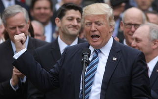 美国总统特朗普发言现场