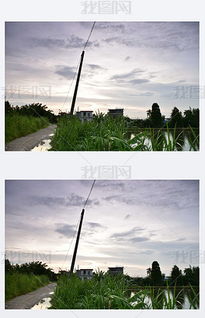 夕阳下的西班牙乡村风景